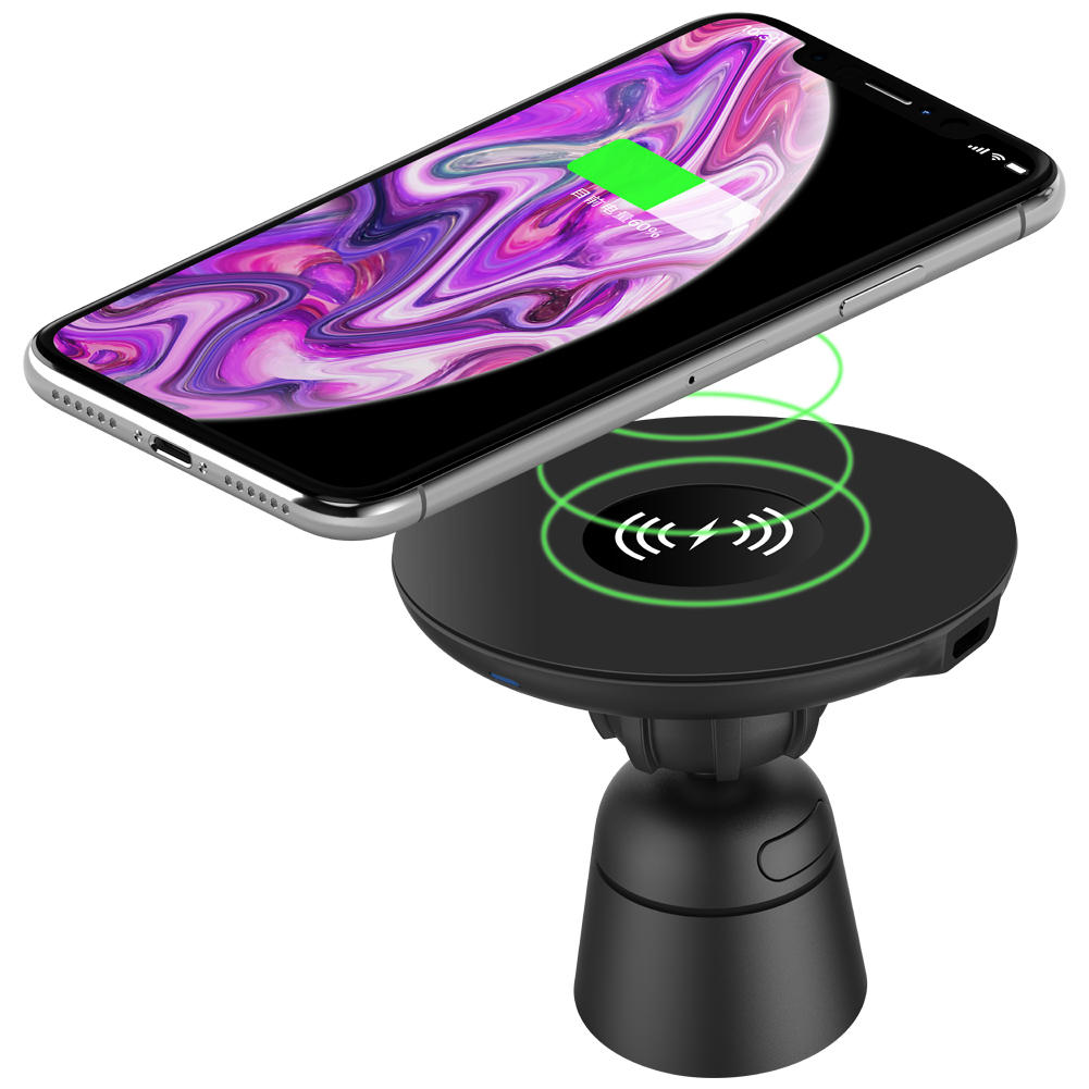 Car Wireless Fast Charger QI 10W Nano Magnetic Air Vent Bracket