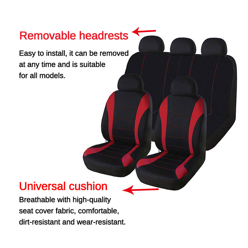 Universal Autos Car Seat Cushion Airbag Compatible 4 colors 9 Pcs