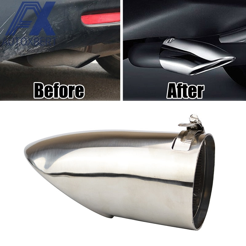 Car Exhaust Muffler Rear Tail Pipe Protector For Nissan Rogue X-Trail 2014 -2019