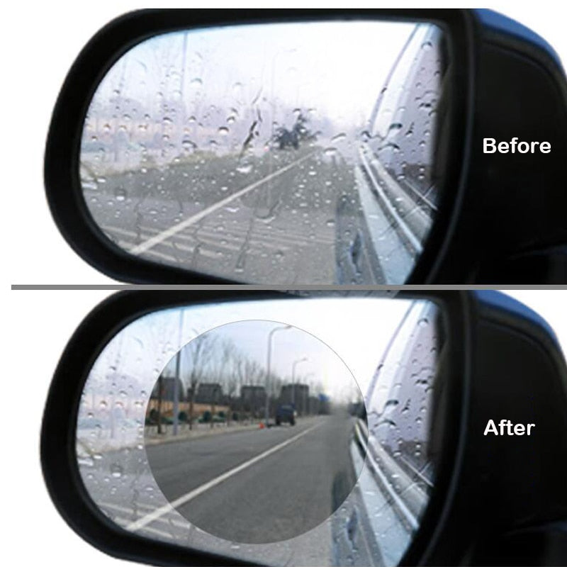 Anti Fog Car Sticker Clear Rearview Film Waterproof Mirror