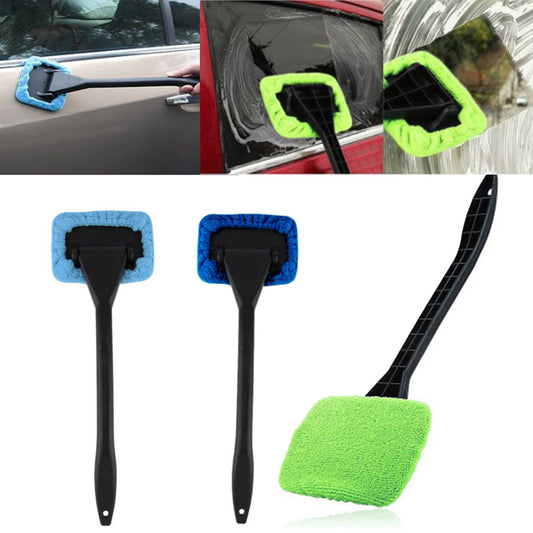 Auto Car Cleaning Wash Long Handle Window Wiper Microfiber Wiper Cleaner