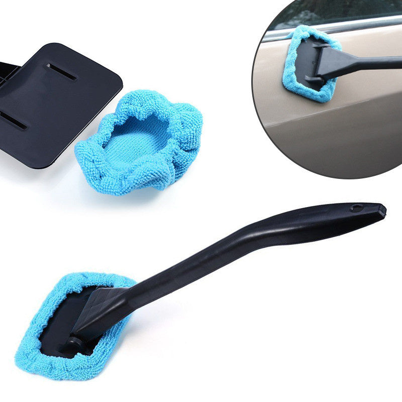 Auto Car Cleaning Wash Long Handle Window Wiper Microfiber Wiper Cleaner