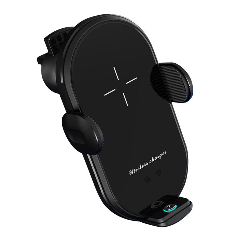 Car Wireless Charger Infrared Induction Qi Wireless Charger Phone Holder Automatic Clamping 10W