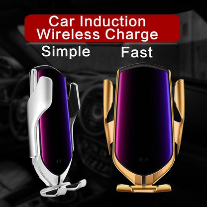 Automatic Clamping Infrared Induction QI Car Wireless Charger Stand