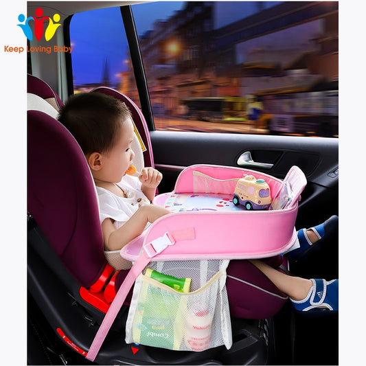 Baby Portable Table for Car Stroller Holder Safety Seat Tray