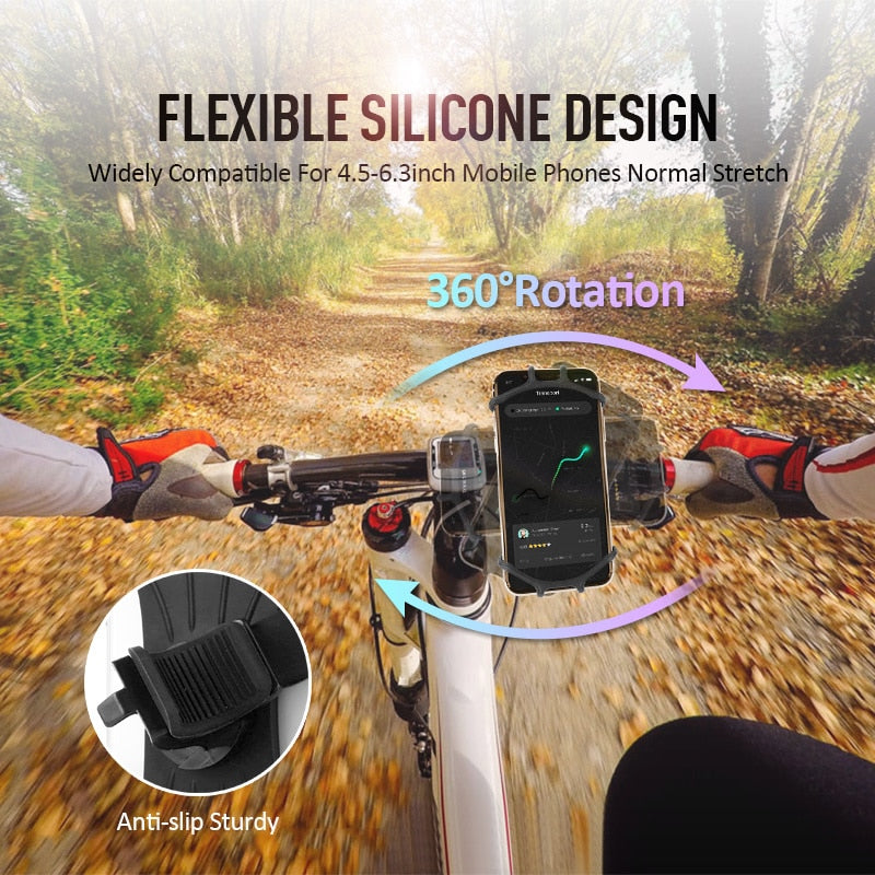 Bicycle Phone Holder for IPhone Samsung Universal Motorcycle Mobile Holder Stand Bracket