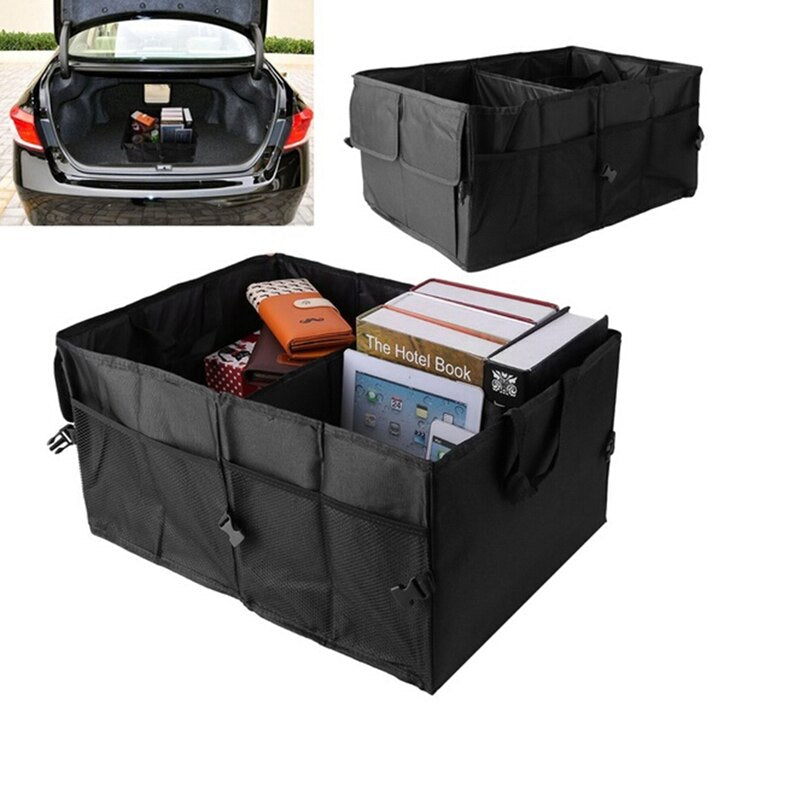Car Folding Storage Box Black Multifunction Sort Out Organizer