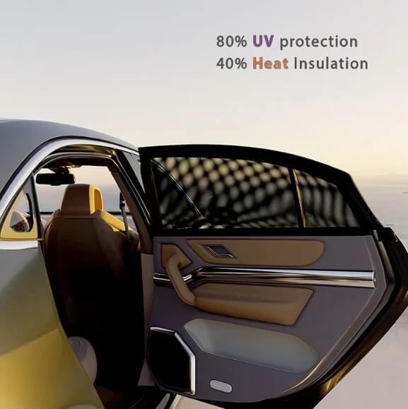 Car Window Sun Shade Curtain Universal Car Window Shade Protects