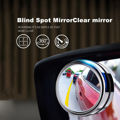 Car 360 Degree Mirror Wide Angle Round Side Blindspot Parking