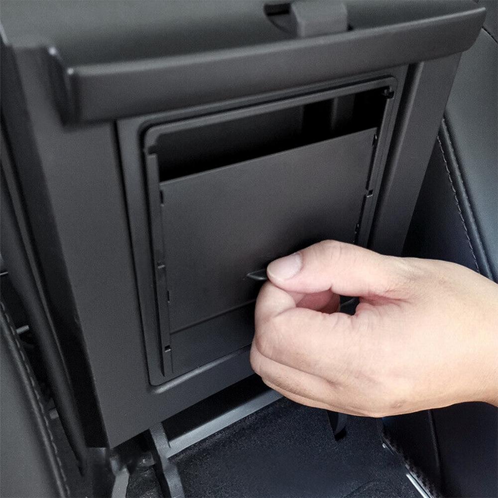 Auto Armrest Box Storage Organizer Containers Transparent Hidden Holder Box