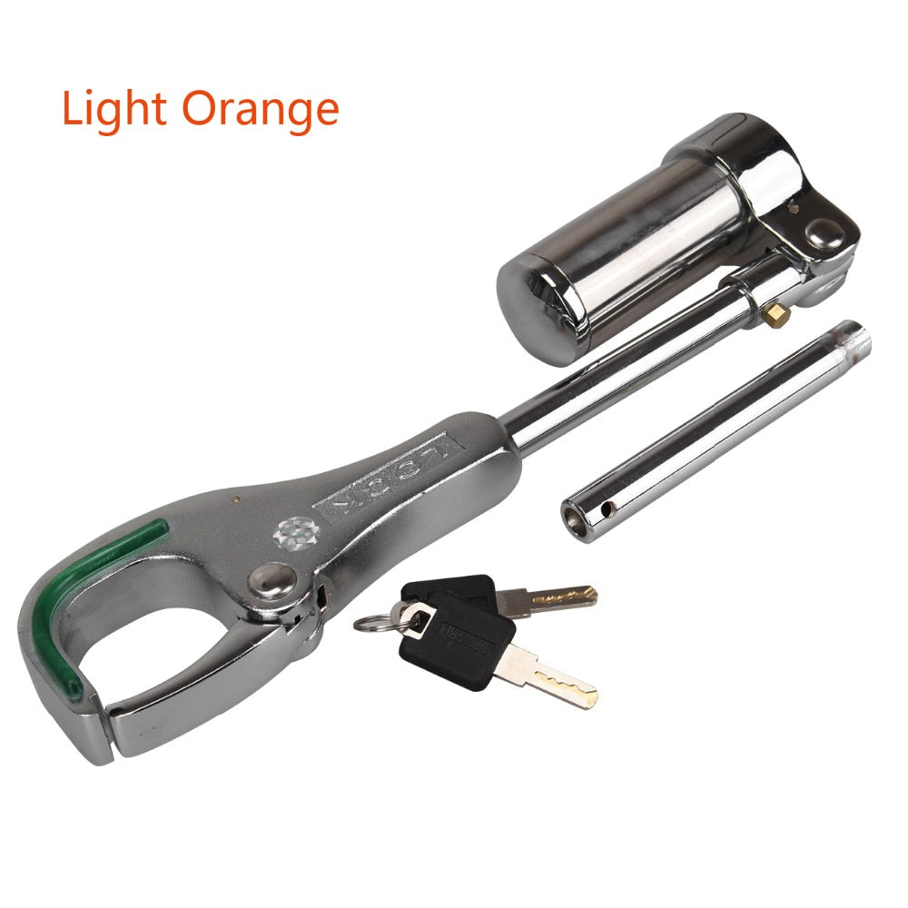 Car Anti-theft Brake Gear Shift knobs Handbrake Lock For Toyota Honda ...