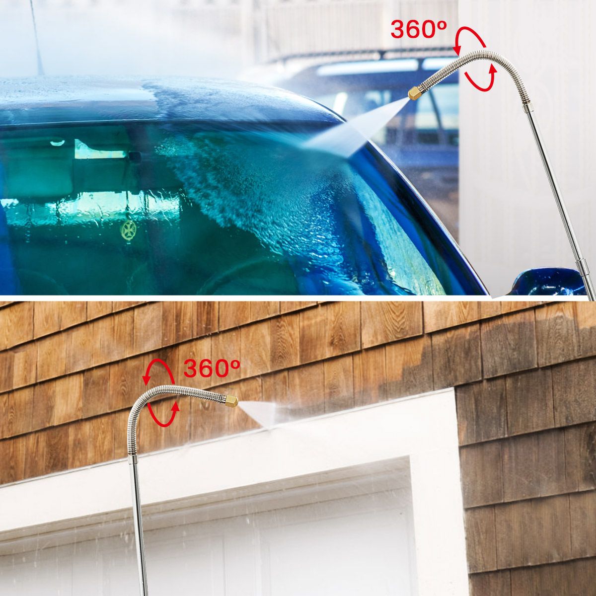 Car Auto Cleaning High Pressure Jet Washer Spray Lance Wash Garden Shower Nozzle