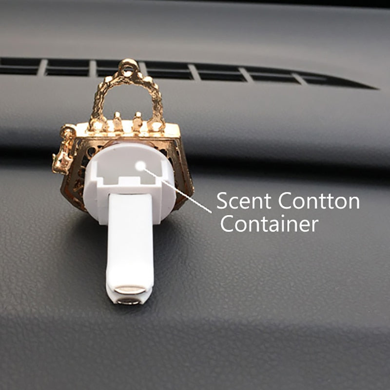 Auto Decor Diamond Purse Car Air Freshener Outlet Perfume Clip Car Scent Diffuser
