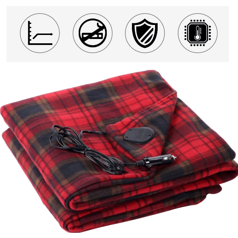 Car Electric Blanket 12V Warm Bed Heater Thermostat Electric Cushion Mattress