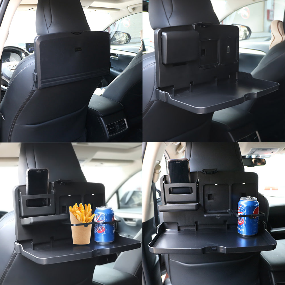 Car Folding Food Cup Tray Dining Table Drink Storage Organizers