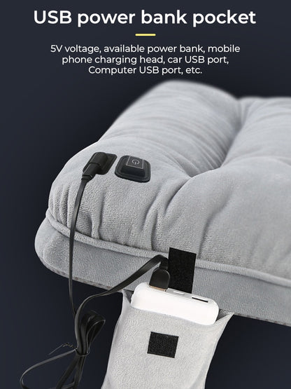 Car Heating Seat Warmer USB Cigarette Electric Winter Warm Cushion