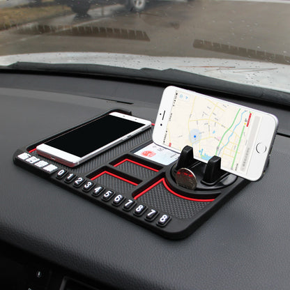 Car Interior Dashboard Anti-Slip Mat Cushion PVC Bracket Phone Holders