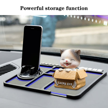 Car Interior Dashboard Anti-Slip Mat Cushion PVC Bracket Phone Holders