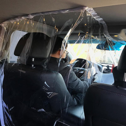 Car Isolation Film Taxi Anti-fog Self-protection Self-adhesive Full-enclosed Seal Safety Convenient
