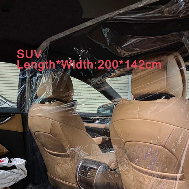 Car Isolation Film Taxi Anti-fog Self-protection Self-adhesive Full-enclosed Seal Safety Convenient