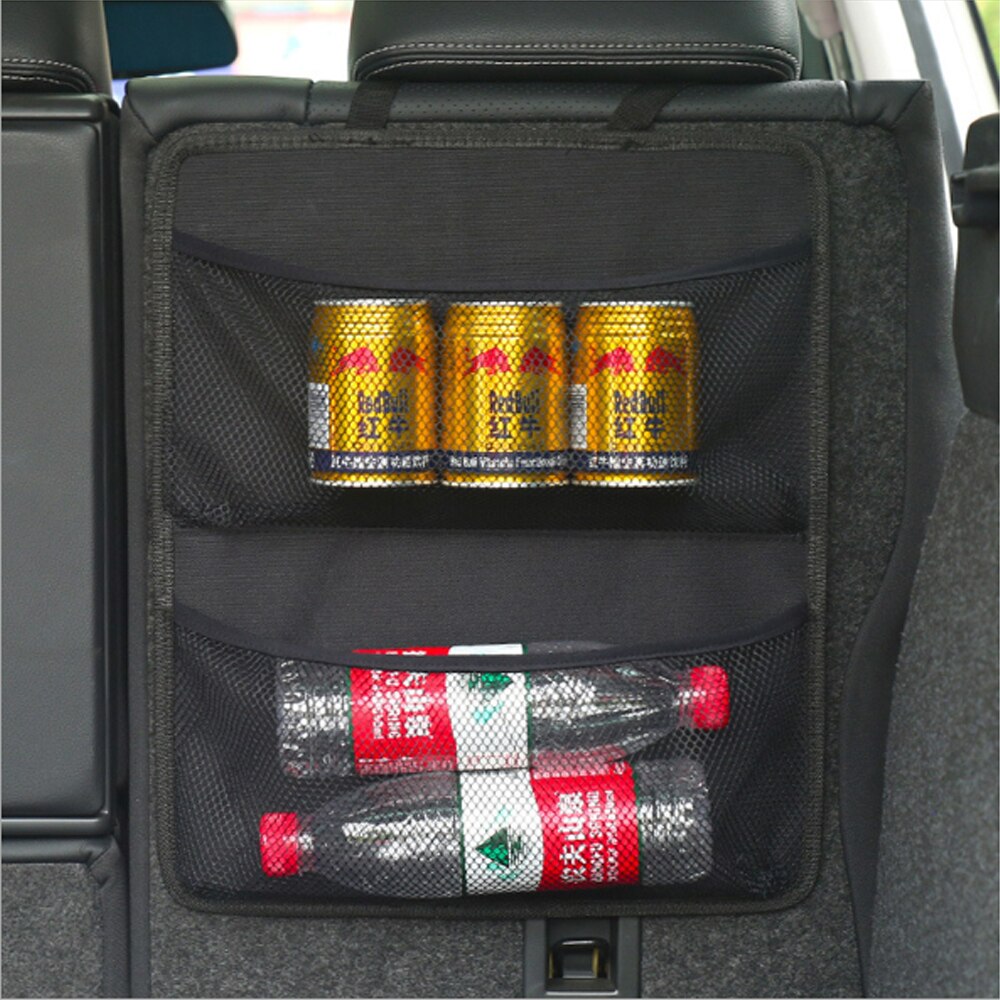Car Rear Seat Back Storage Bag Multi Hanging Pocket Trunk Organizer