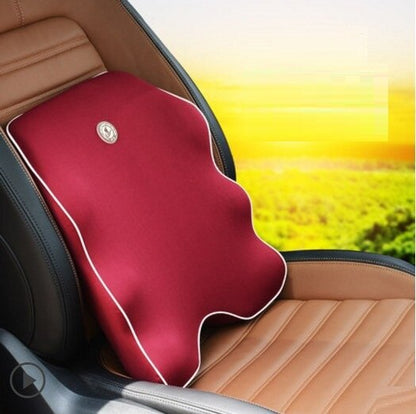 Car Seat Back Cushion Lumbar Pillow Memory Foam Ergonomic Comfort Body