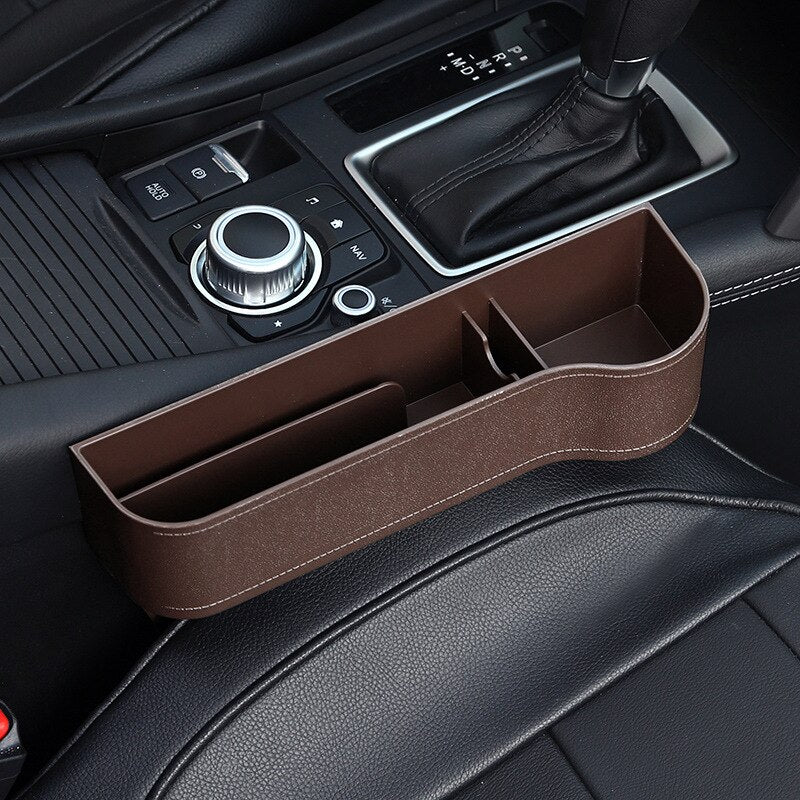 Auto Car Seat Organizer Crevice Storage Box Gap Slit Filler Pocket