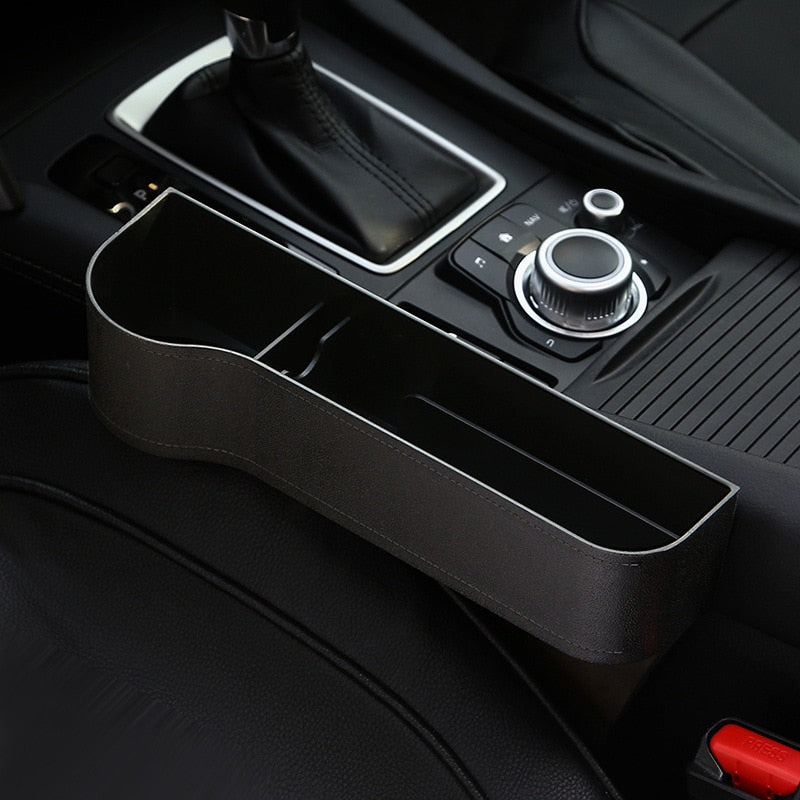 Auto Car Seat Organizer Crevice Storage Box Gap Slit Filler Pocket