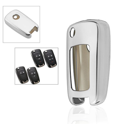 Key Holder TPU Remote Smart Case Shell for Chevrolet Cruze Silverado Captiva