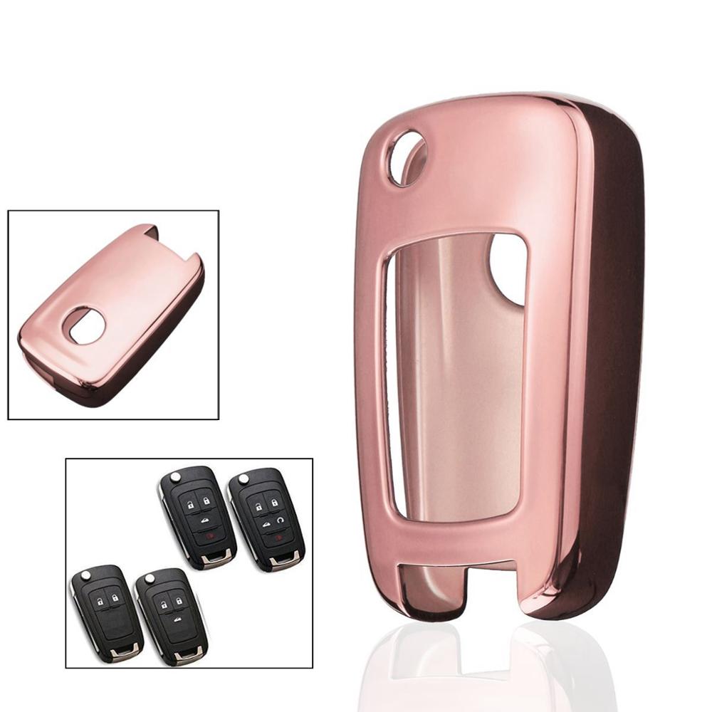Key Holder TPU Remote Smart Case Shell for Chevrolet Cruze Silverado Captiva