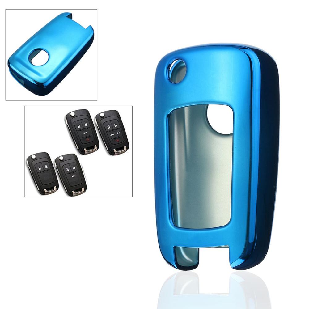 Key Holder TPU Remote Smart Case Shell for Chevrolet Cruze Silverado Captiva