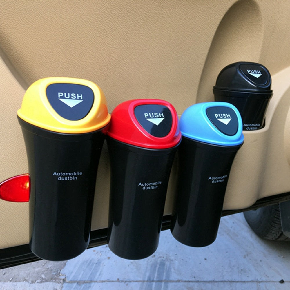 Car Trash Organizer Garbage Storage Bag Trash Bin Paper Dustbin