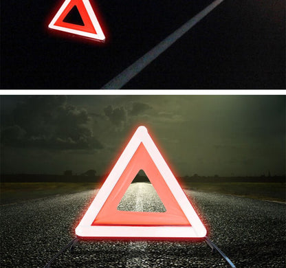 Car Triangle Warning Parking Sign Folding Triangle Sign