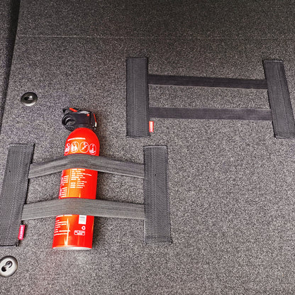 Car Trunk Organizer Elastic Fixing Belt Storage Tapes Fire Extinguisher