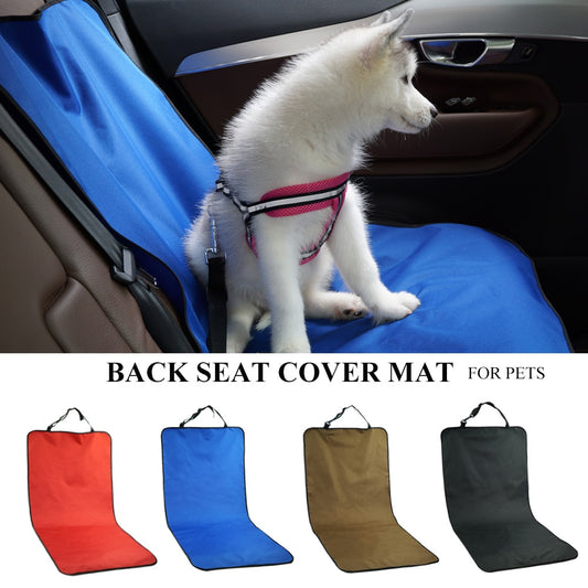 Car Back Seat Pet Protector Mat Rear Safety Belt Cat Dog Pet Carrier