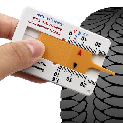 Car Wheel Tire Depth GaugeTread Depthometer Depth Indicator Measure Tool