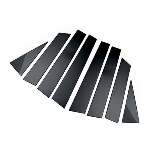 Car Fit Chrome Pillar Posts Door Window Trim For Rogue Stainless Steel
