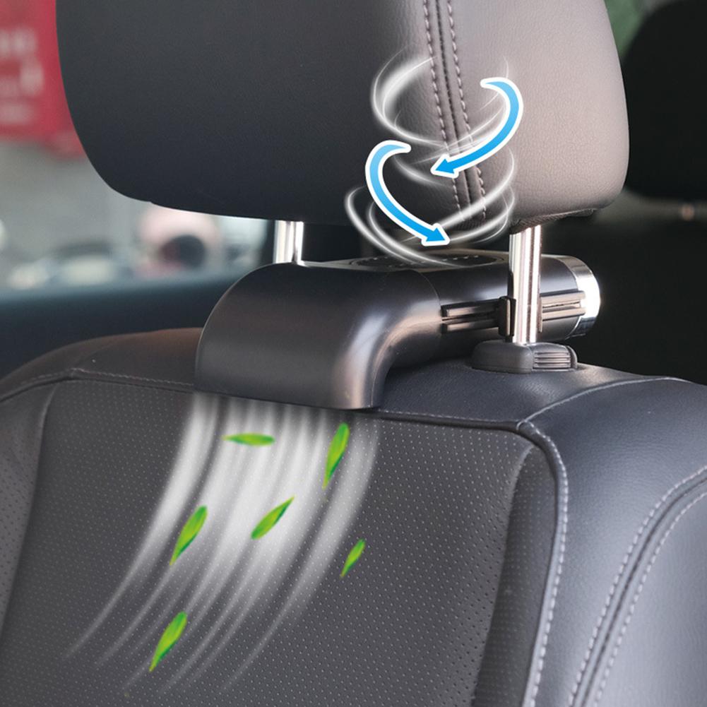 Car Seat Mini Fan USB 5V ABS Foldable 3 Kinds Adjustable Wind Speed Silent Cooler