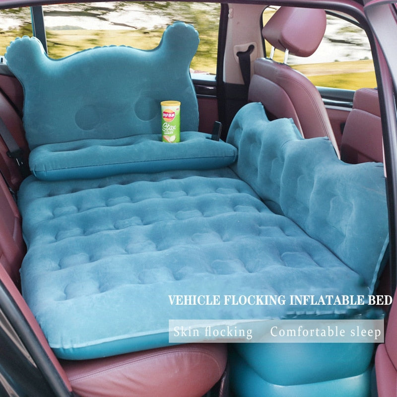 Car Travel Bed Air Inflatable Rear Seat Sleeping