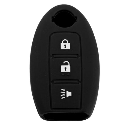 Car Key Protection Silica Gel Key Holder Case For Nissan X-trail Xtrail Rogue 2014 - 2020
