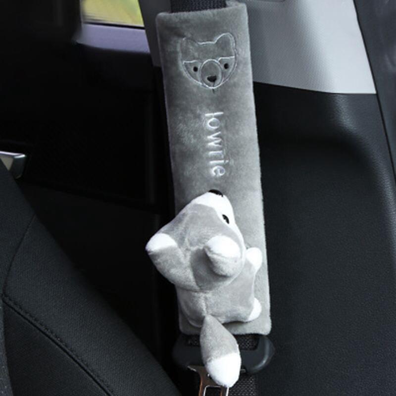 Car Seat Belt Pads Cute Animal Cat Soft Seat Belt Protector