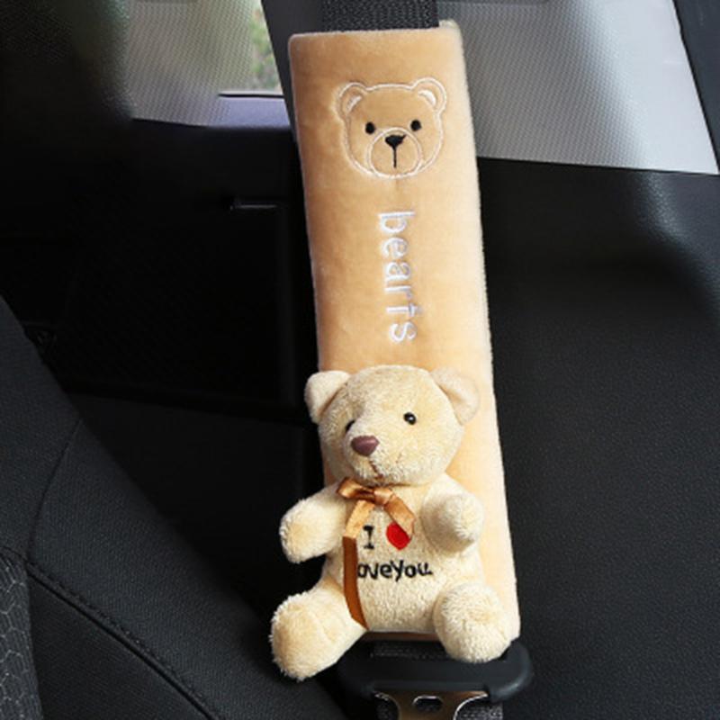 Car Seat Belt Pads Cute Animal Cat Soft Seat Belt Protector