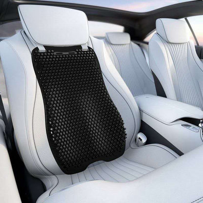 Cool Breathable Silicone Car Seat Cushion Lumbar Back Support Massage
