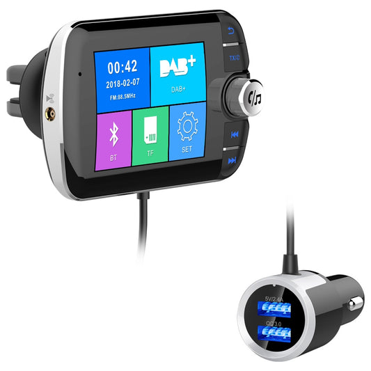 Car Bluetooth Transmitter Modulator Dual USB Mobile Phone