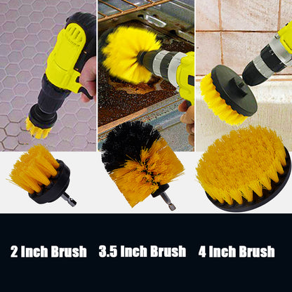 Car Cleaning Brushes Power Scrubber Drill Air Vents Rim Dirt Dust Clean