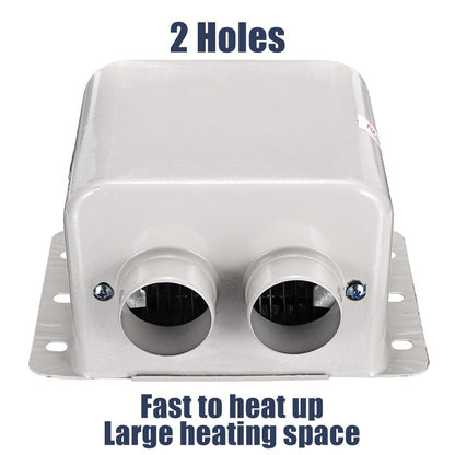Car Truck Electrics Heating Dual Control 3 Hole 800W 12V/24V/48V