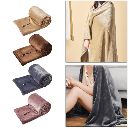 Flannel Electric Blanket Mat Electric Heated Blanket Mat Heating Carpet Cushion