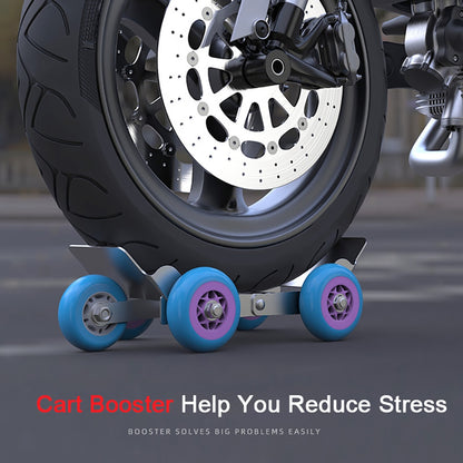 Motorcycle E-bike Wheel Puller Booster Large Trailer Emergency Help Self-rescue