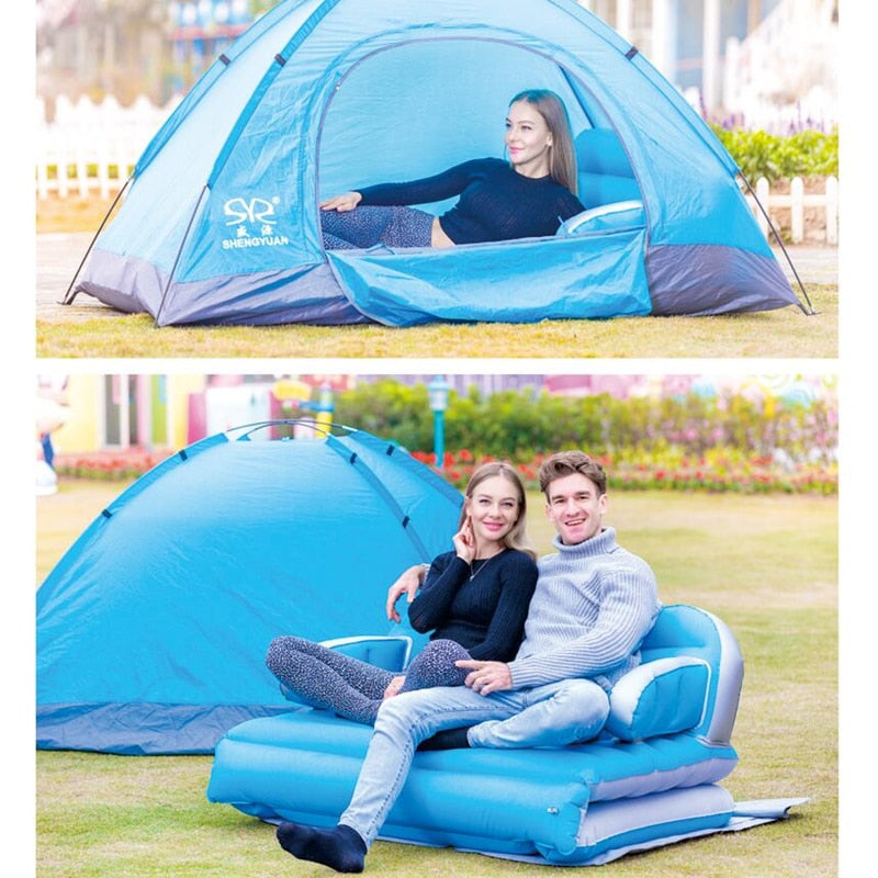 Car Travel Bed Foldable PVC Comfortable Couple Self-driving Outdoor Camping Mat