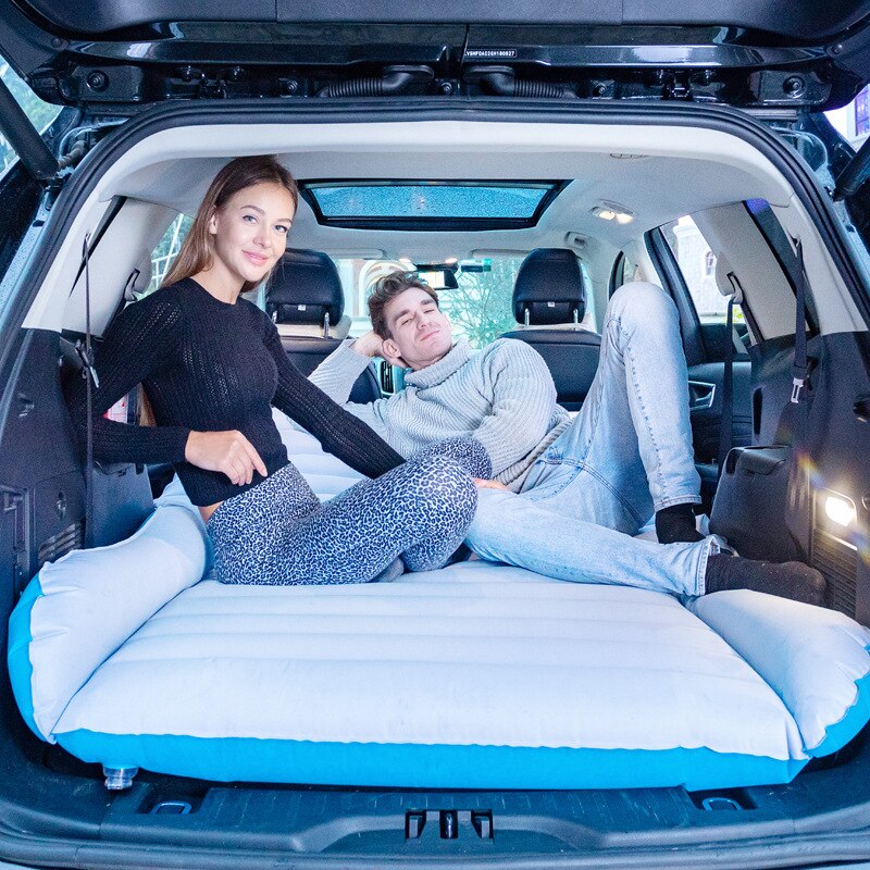 Car Travel Bed Foldable PVC Comfortable Couple Self-driving Outdoor Camping Mat